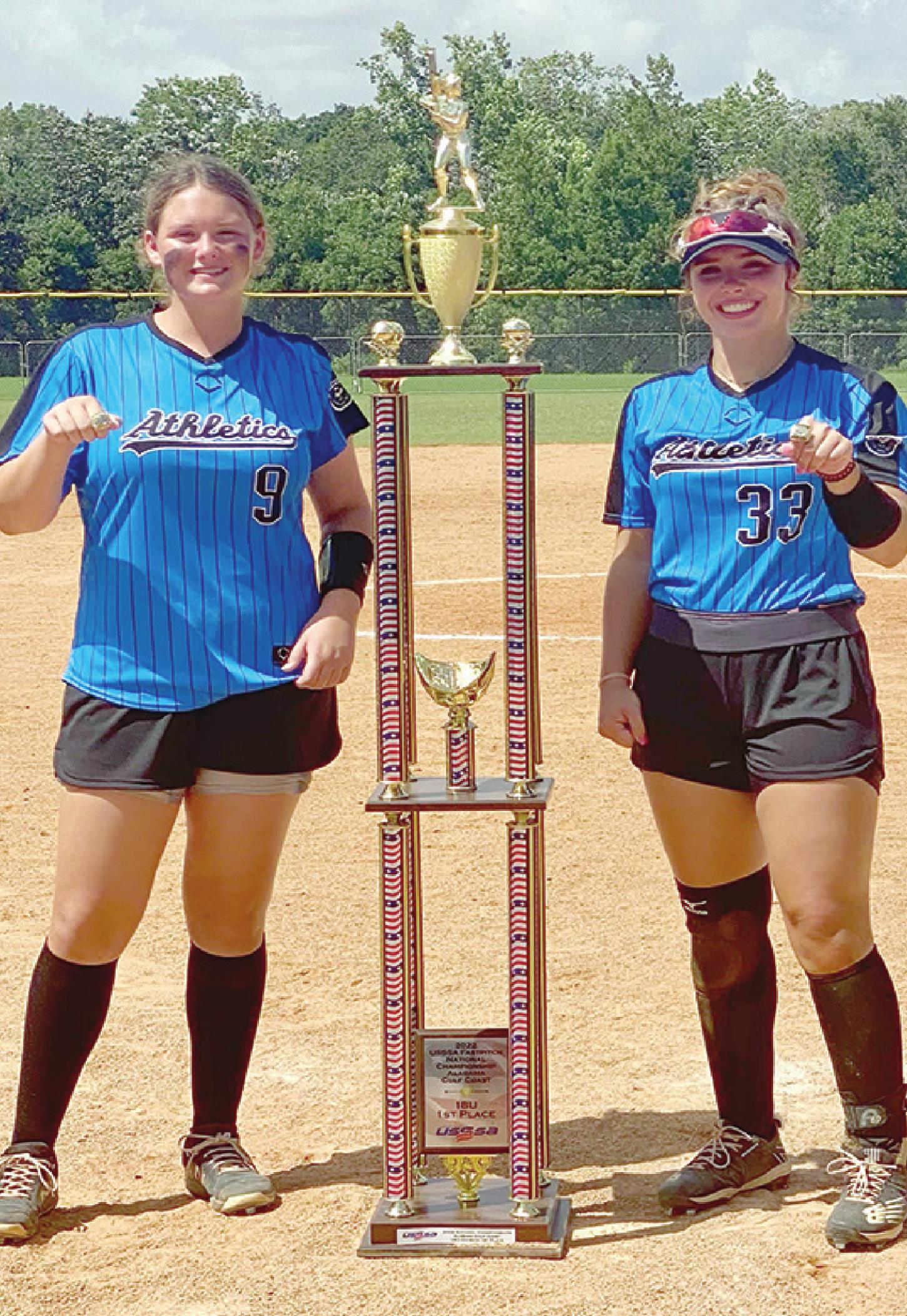 2022 Softball travel team National Champions Clinton Daily News
