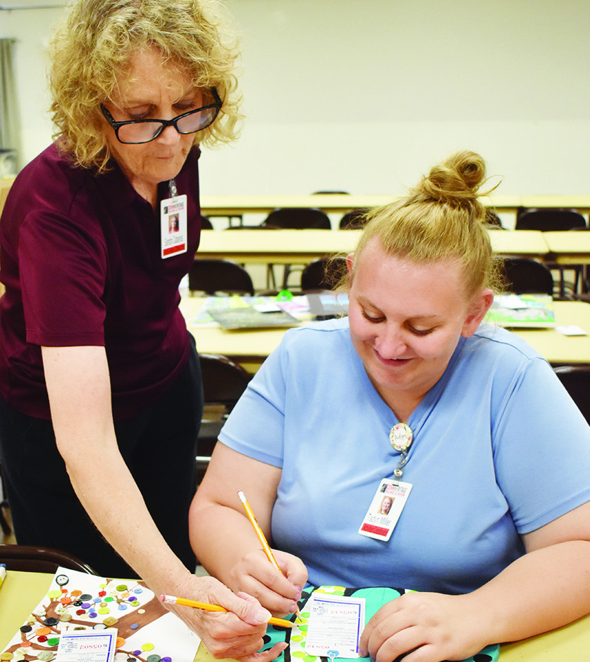Preparing entries Clinton Daily News