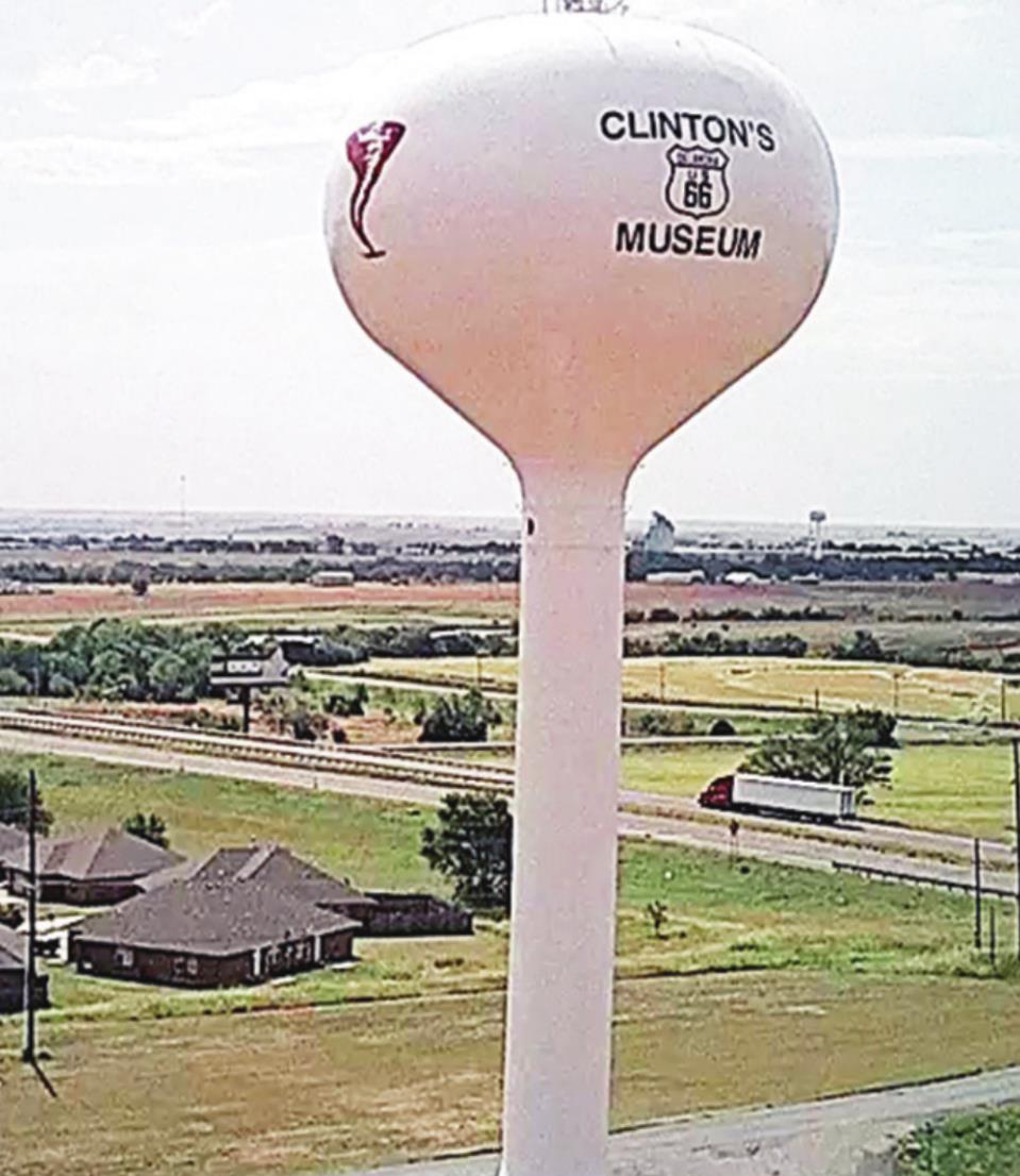 Aerial view Clinton Daily News