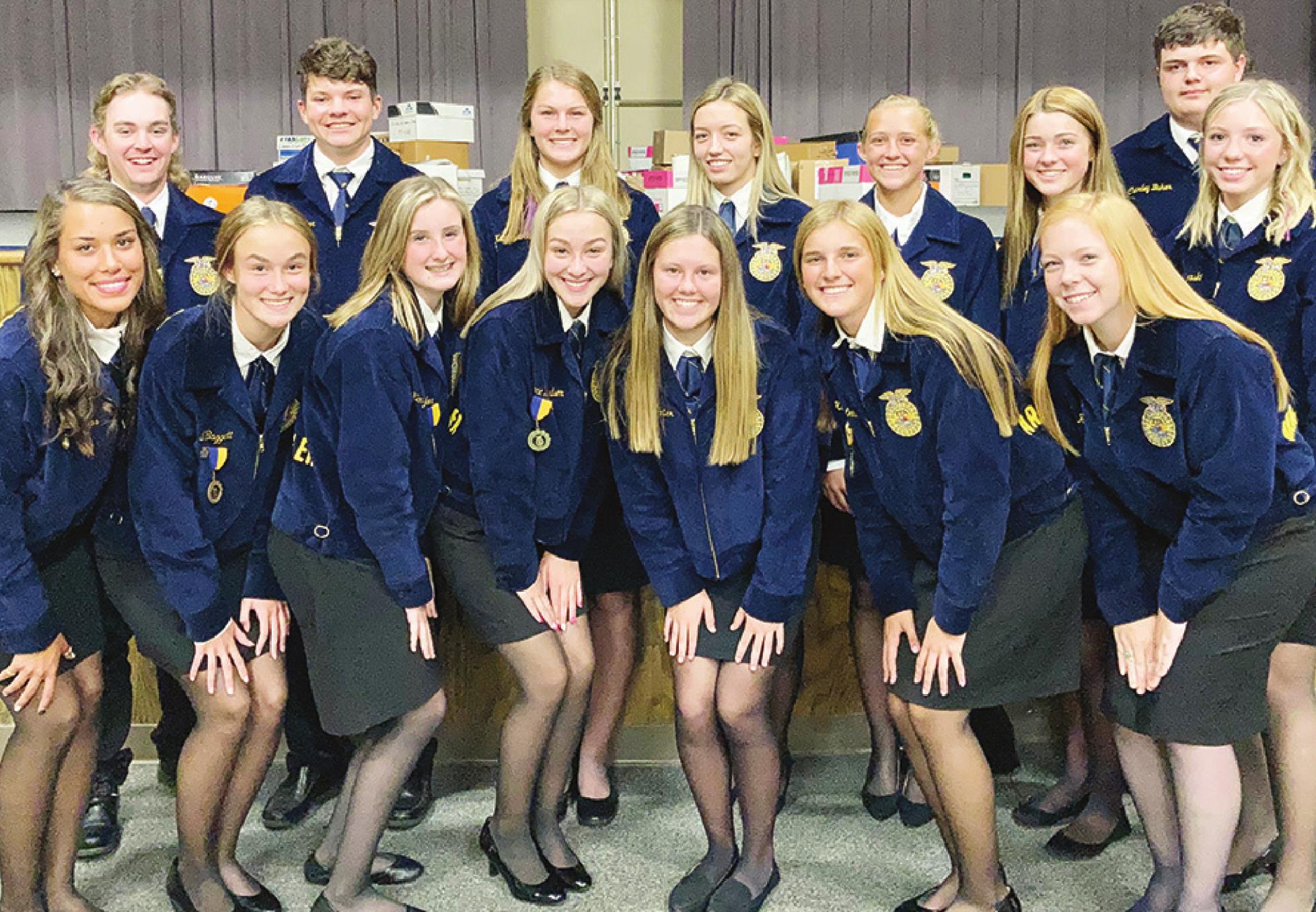 ArapahoButler FFA Officer Team Clinton Daily News