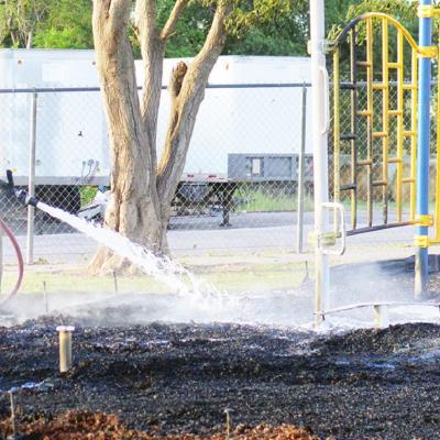 Blaze snuffed out Blaze snuffed out