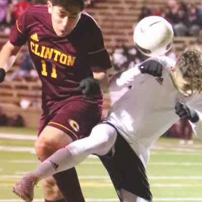 Clinton’s Martin Zapien scored one goal in Clinton’s 3-2 road victory over Classen School of Advanced Studies Friday evening. CDN | Adam Ewing Reds return to form versus Classen SAS