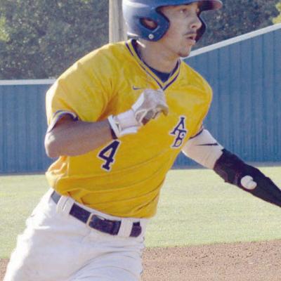 Wyatt Waldrop rounds third base. He pitched one-hitter for the Indians. CDN | Josh Jennings Arapaho-Butler run-rules Leedey