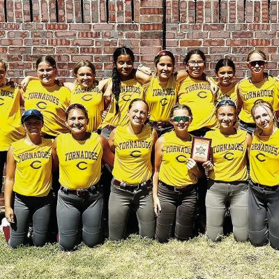 The Clinton Middle School softball