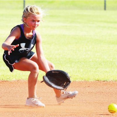 Young athlete enjoys game