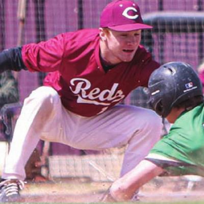 Clinton third baseman Mason Walpole