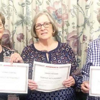 AMBUCS attendance awards