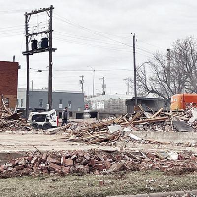 Demolition nears completion for Glancy property