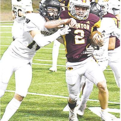 No. 2 Marcelo Juarez fights through a defender during Clinton’s home game against Woodward this season. CDN |John Kinsey No. 2 Marcelo Juarez fights through a defender during Clinton’s home game against Woodward this season. CDN |John Kinsey