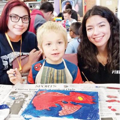 Student collaboration at work