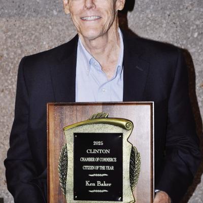 Ken Baker, 2025 Clinton Citizen of the Year Award. CDN | Staff Photo