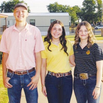 Greeting elementary students