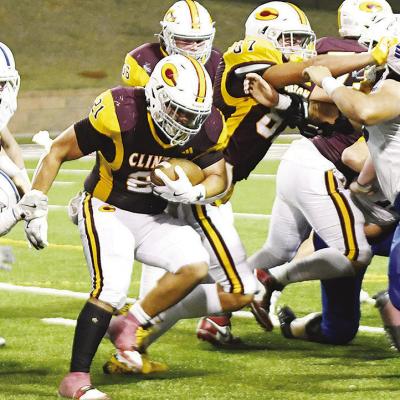 Clinton football looks to take down Elks