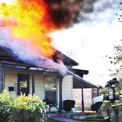CFD battles house blaze