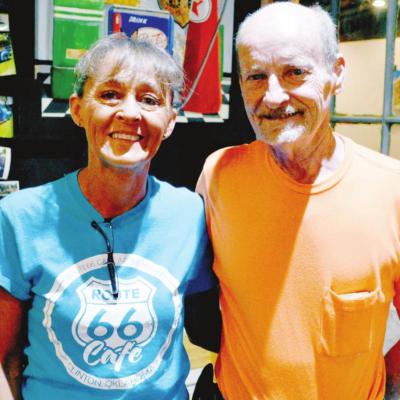 Judy and Bruce Lamborn Rt. 66 Cafe is a destination for tourists, locals