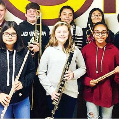 CMS musicians selected for Honor Band