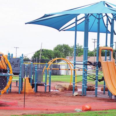 Playground nears finish