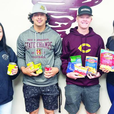 CHS honor students take part in food drive