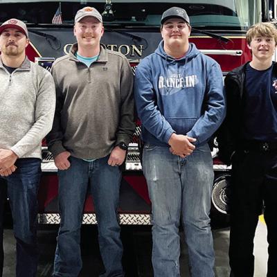 Firefighters who participated in Clinton Fire Department’s Volunteer Academy are from left Jose Ramirez, Kenny Garling Jr., Justin Sawatzky, Charley Baker, Caleb Nolan and Donnie Dorman. Not pictured is Zachary Lustfield. CDN | Courtesy photo Article Image Alt Text