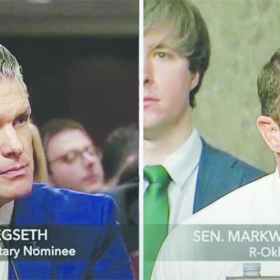 In the first of 14 confirmation hearings this week, defense secretary nominee Pete Hegseth spoke before the Senate Armed Services Committee on Jan. 14. CDN | Courtesy photo