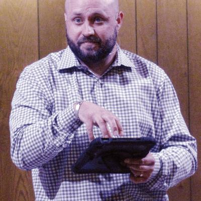 Bowman Vowell preaches a sermon about having a relationship with God Sunday at Clinton Cumberland Presbyterian Church. CDN | Christian Jacobsen
