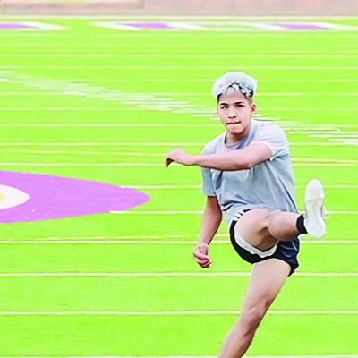 Putting in the early work on the gridiron