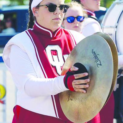 Rebekah Campbell performs with the Pride of Oklahoma at last year’s OU vs. Texas football game at the Texas State Fair. CDN | Courtesy photo