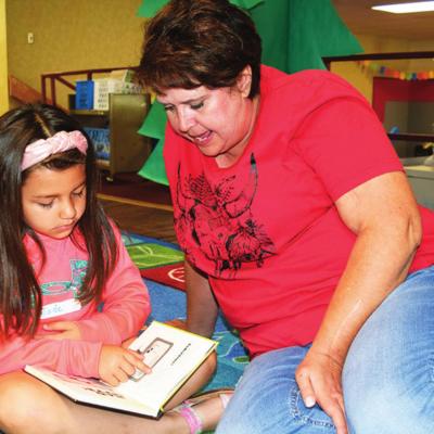 Working to improve reading skills