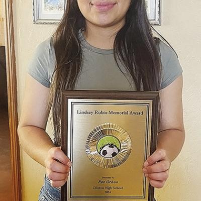 Ochoa awarded Rubio Memorial Award