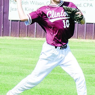 No. 10 Snider Dowdell throws the ball in during Clinton’s game Wednesday against Elk City. CDN | Sam Goodwyn