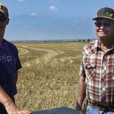 Bringing in one last harvest