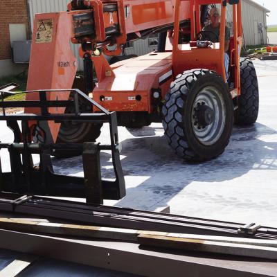 Pushing steel