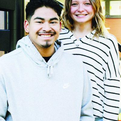 Adam Flores and Rylee Cummins