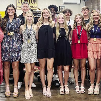 State athletes honored at school board