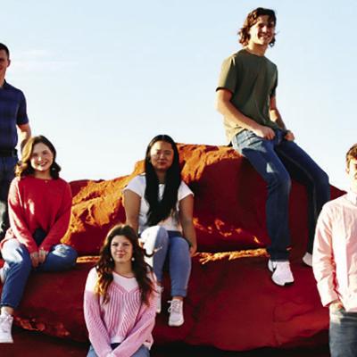 Corn Bible Academy’s homecoming will be Friday. The homecoming king and queen candidates are front, from left, Daniela Massoumi, Alli Slagell and Listen Lively; middle, Samantha Rother and Annie Schmidt; back, Cruz Bittle, Braxton Sousa and Luke Zybach.