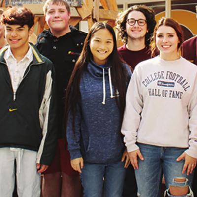 Clinton High School students who made the Jr. High All State Mixed Chorus, the Jr. High All State Mixed Chorus, the High School All-State Mixed Chorus and the High School All-State Treble Chorus are front, from left, Jaden Patten, Cadence Sawatzky, Rodman CHS vocalists recognized with several All-Staters