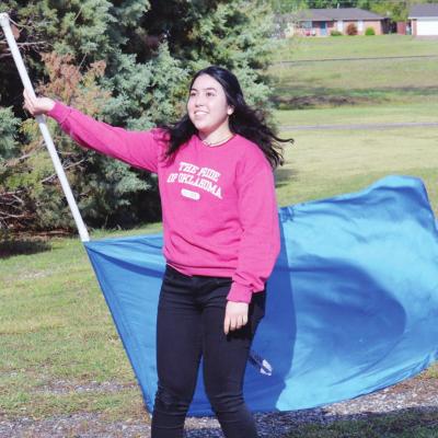 Duarte continues to prepare for OU color guard tryouts