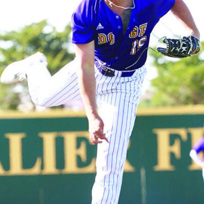 Former Clinton Reds pitcher Zade Cisneros pitched for the Dodge City Community College Conquistadors this past spring season. CDN | Courtesy photo Dodge City Community College Athletics Zade Cisneros to join brother at UCO