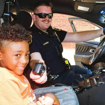 Officer passes knowledge to youth