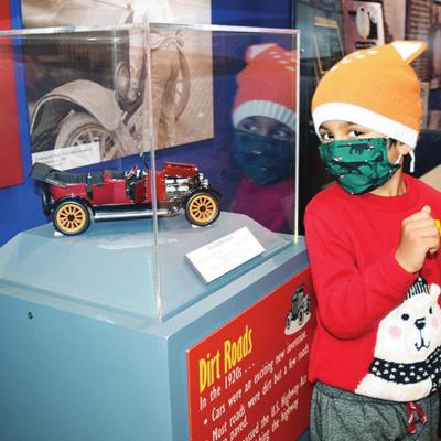 Enjoying historic displays