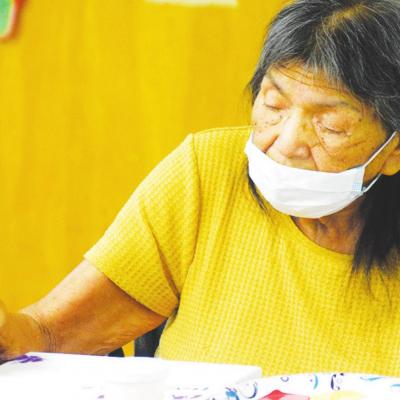 Creating art on canvas