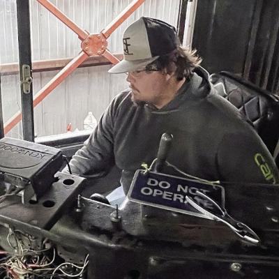 Layden Fuller, a 2024 Clinton High School graduate, worked as an intern at Farmrail while in high school before being hired by the business as a fulltime employee. CDN | Courtesy photo