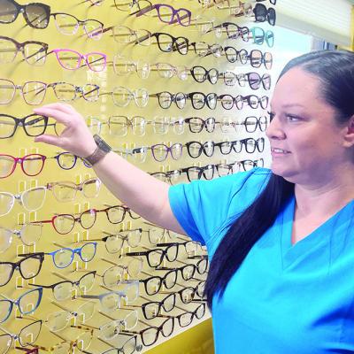 Reyes finds passion as optometry assistant