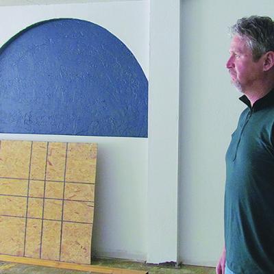 Luke Adams scans the building renovations recently at the new O’Hara and Adams Law offices. CDN | Christian Jacobsen