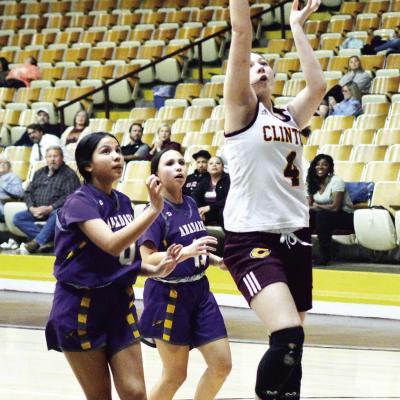 The Lady Whirlwinds No. 4 Brooklynn Aston leaps for a basket against Anadarko. CDN |Andrew Cunningham Rising Stars