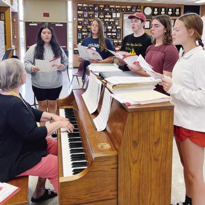 Getting in one final practice