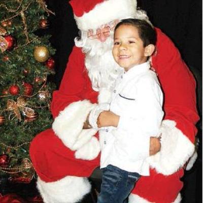 Santa Claus gets good reports from kids