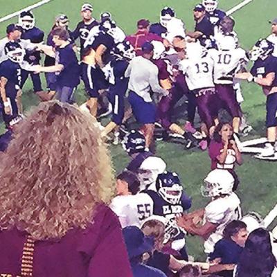 Fight erupts during CHS scrimmage