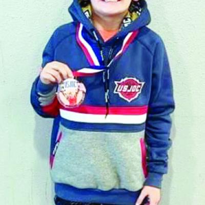 Braxtyn Taylor finished sixth in the 8U competition during the tournament this past weekend. CDN | Courtesy photo Braxtyn Taylor