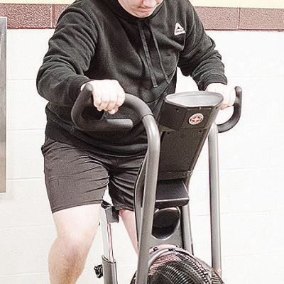 Getting ready to work hard Getting ready to work hard